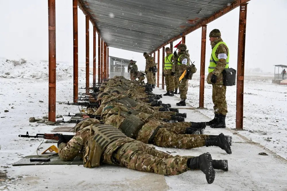 В Жамбылской области проверили готовность инженерно-саперного полка (5)