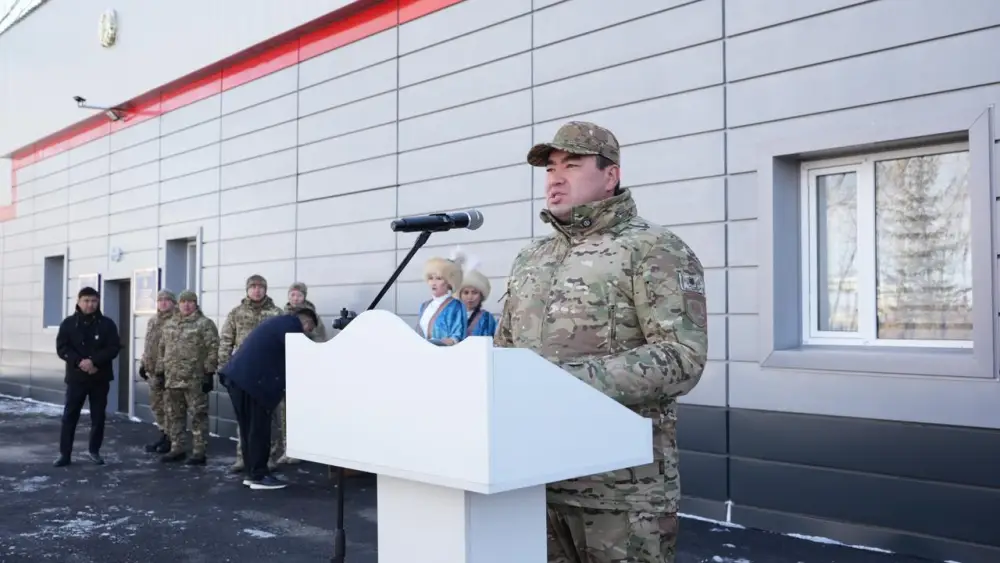 В селе Сарыозек начала работу современная пожарная часть (3)