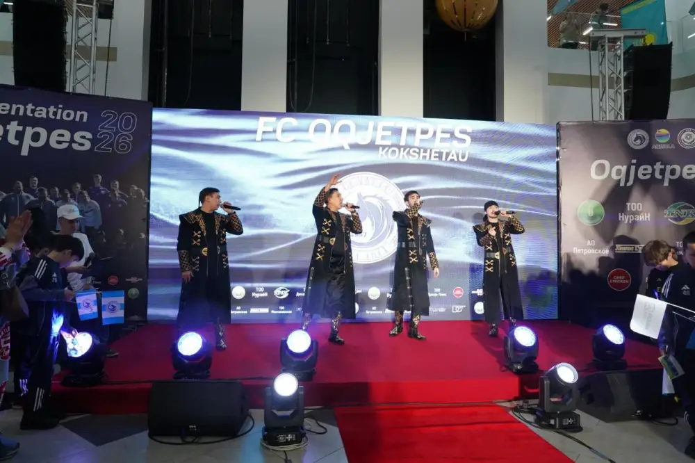 В ТРЦ Koksetau Mаll прошла презентация нового состава футбольной команды «Окжетпес» (8)