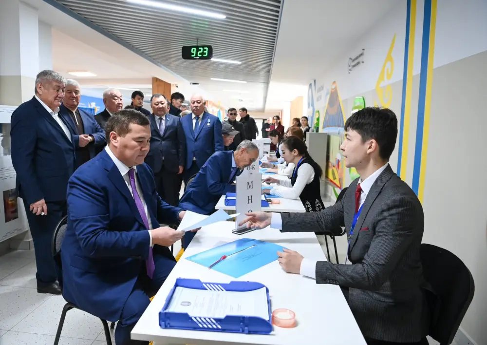 Республиканский референдум изменения в Конституцию голосование в Кызылординской области Павлодаре