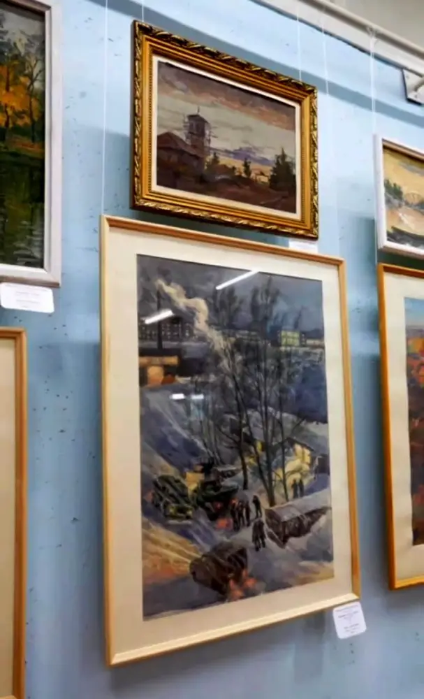 В Шемонаихе проходит выставка к 100-летию местного художника Александра Попова (4)