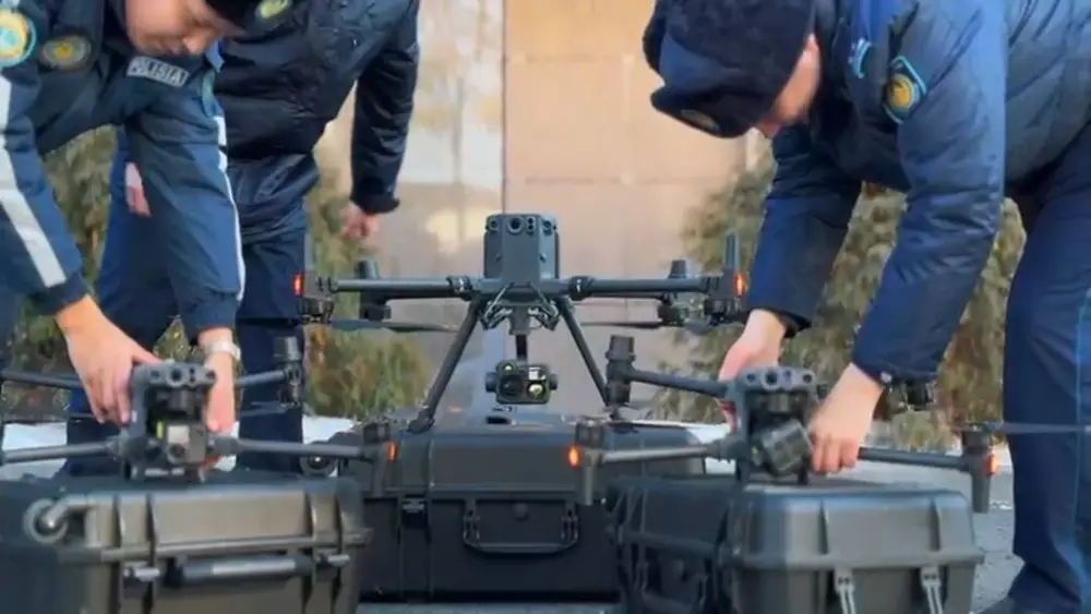 Использование дронов полицией Жетысу: 232 правонарушения и 8 найденных пропавших Павлодаре