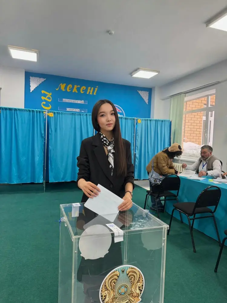18 жастағы Астана тұрғыны алғаш рет дауыс берді Павлодаре