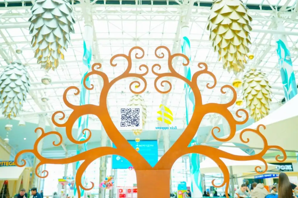 «Армандар әлемі»: в Астане установили «Дерево желаний» (5)