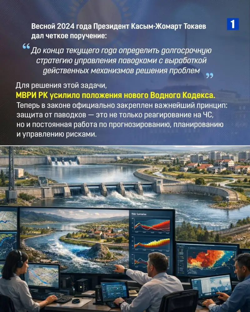 ЗАКОН И ПОРЯДОК:Как новый Водный кодекс усилил предупреждение паводков Павлодаре