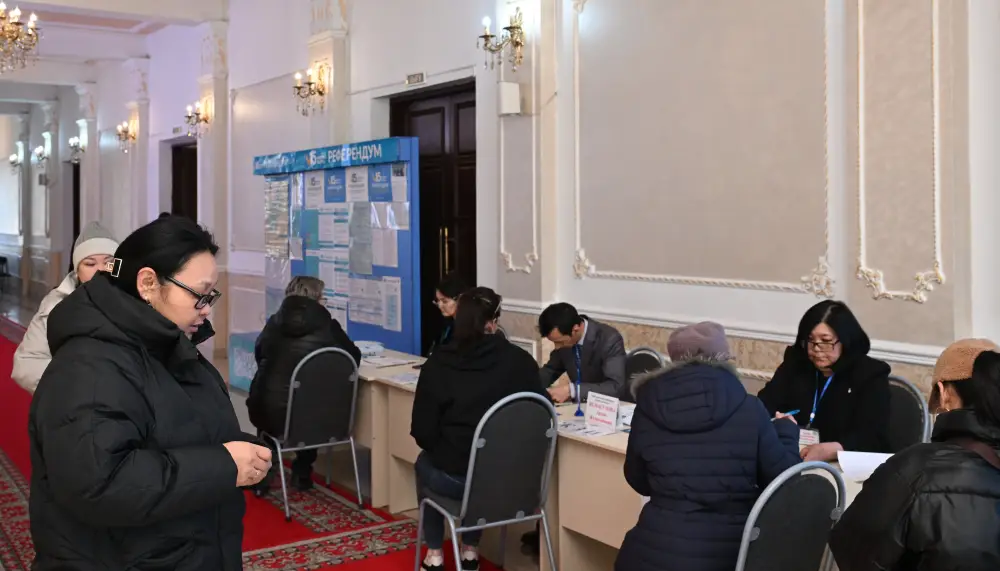 «Я проголосовал за процветание нашей страны»: аким области Жетісу принял участие в референдуме (2)