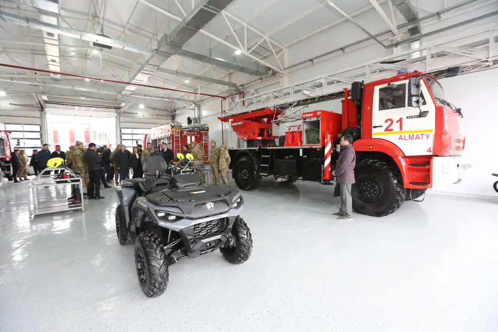 Открытие современного пожарно-спасательного комплекса в Алматы: новые возможности для безопасности жителей Турксибского района Павлодаре