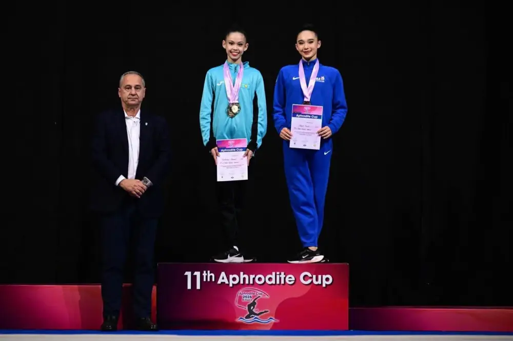 Казахстанские гимнастки в Афинах: золото и медали! Павлодаре