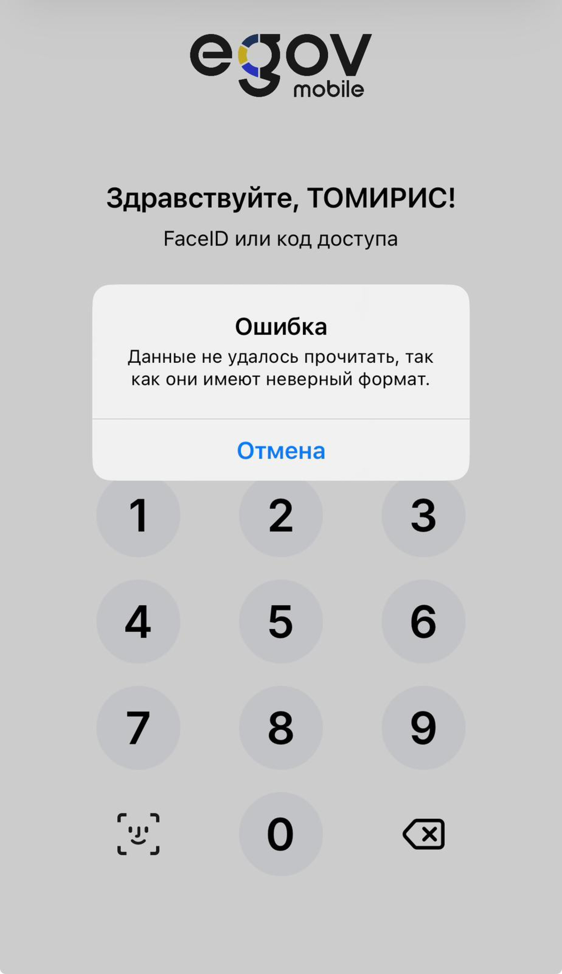 Проблемы с eGov mobile