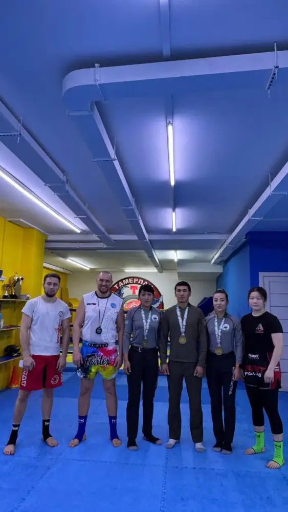 Столичные полицейские, победители международных соревнований, вдохновили юных кикбоксеров на успех через обмен опытом Павлодаре