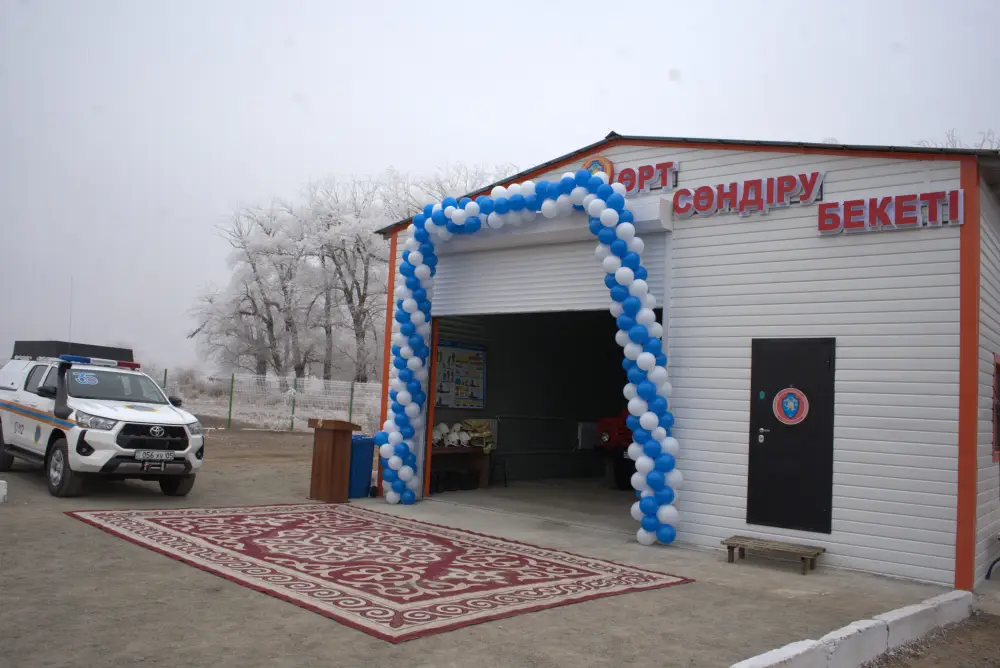 Единая эмблема добровольных пожарных: как в Казахстане выстраивают систему защиты сёл (9)