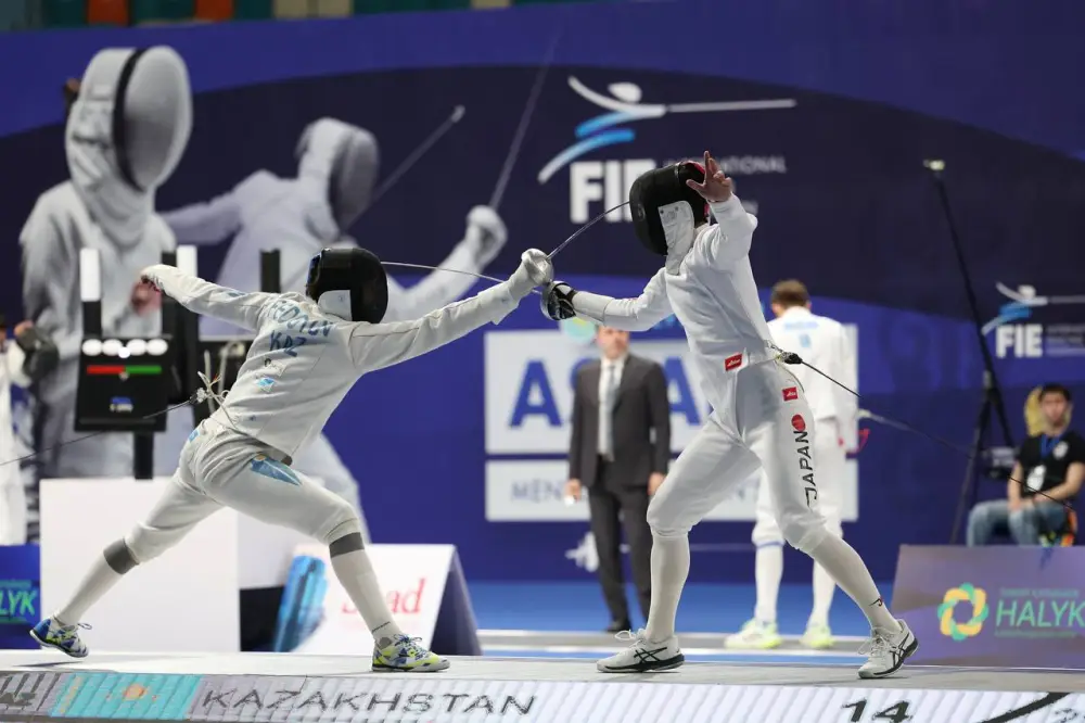 Мужская сборная Казахстана по фехтованию завершила Кубок мира в ТОП-5 (7)