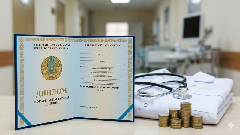 Kazakh Citizen Attempts to Purchase Medical Diploma for 600,000 Tenge, Atyrau Police Uncover Fraud Case Павлодаре