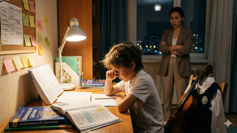 Современные казахстанские школьники под давлением: от кружков до репетиторов — где граница между заботой и перегрузкой? Павлодаре