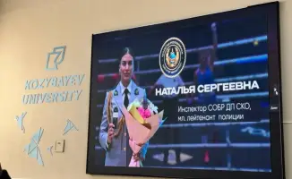 Студенты Kozybayev University встретились с чемпионками мира по боксу и SWAT-дисциплинам в СКО