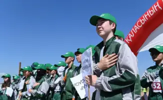 3200 молодых людей начали трудовой сезон в отрядах «Жасыл ел» для озеленения и благоустройства региона.