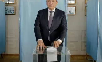 Гауез Нурмухамбетов проголосовал на референдуме в Северо-Казахстанской области