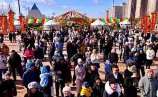 Дрон-шоу в Астане на Наурыз мейрамы