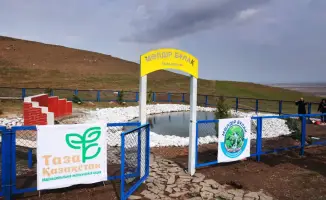 Экологическая акция очистки родников Жамбылская область Таза Қазақстан