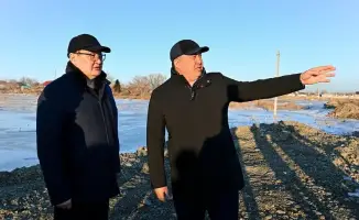 Проверка участков с риском подтопления в Аягозе