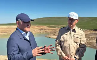 Строительство водохранилища Каракуыс в Толебийском районе Казахстана