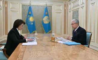 Обсуждение президентом вопросов снижения смертности и развития системы здравоохранения с министром Акмарал Альназаровой