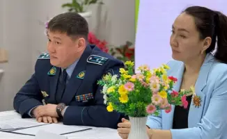 В школе имени Амир Темира прошла встреча с полицией по вопросам безопасности подростков