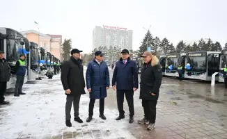 В Семее поступили 32 новых автобуса для общественного транспорта