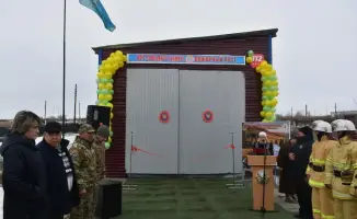 В Акбулаке открыт новый добровольный пункт пожаротушения для защиты местных жителей