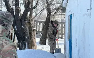 Национальная гвардия Казахстана принимает меры по предотвращению паводков в Аркалыке