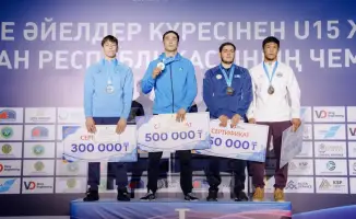 Астанинские борцы показали отличные результаты на чемпионате страны в Таразе