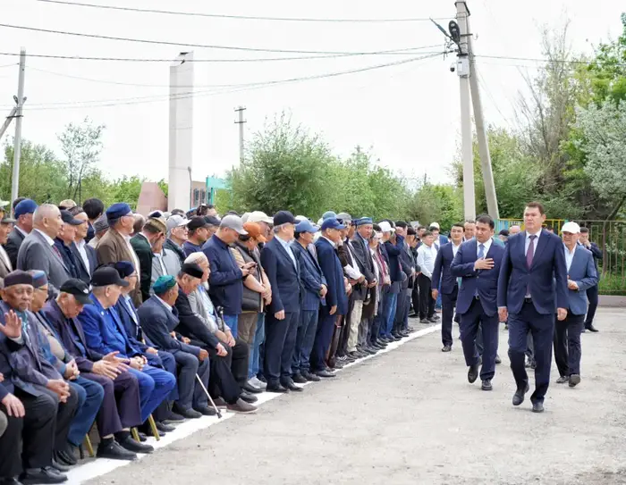 Прощание с Мухтаром Шахановым в Туркестанской области