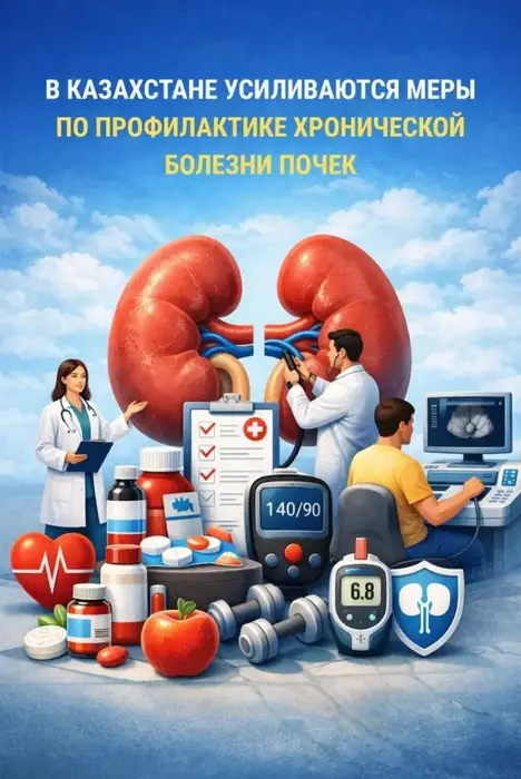 В Казахстане начались новые меры по профилактике хронической болезни почек