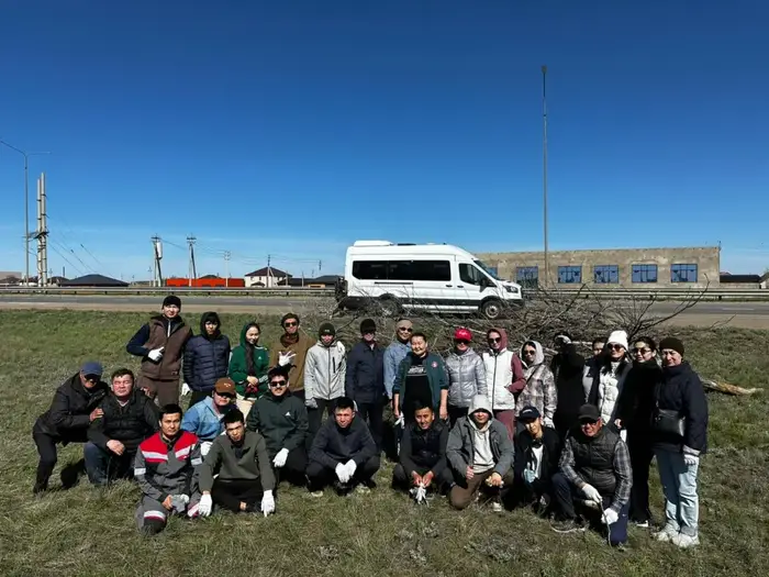Субботники и озеленение в Актюбинской области в рамках экологической акции Таза Қазақстан