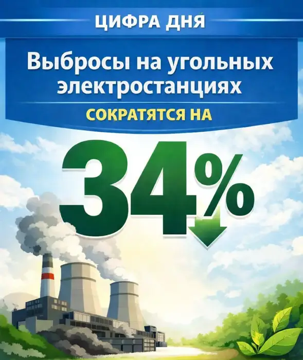 Сокращение выбросов на угольных электростанциях на 34% улучшит экологическую ситуацию в Казахстане