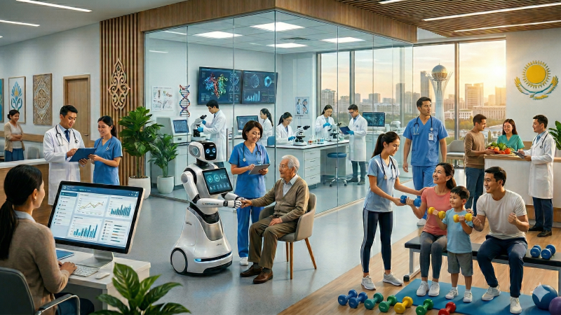 Здравоохранение Казахстана: новый курс на здоровье — как корабль, который отправляется в плавание к берегам благополучия до 2029 года Павлодаре