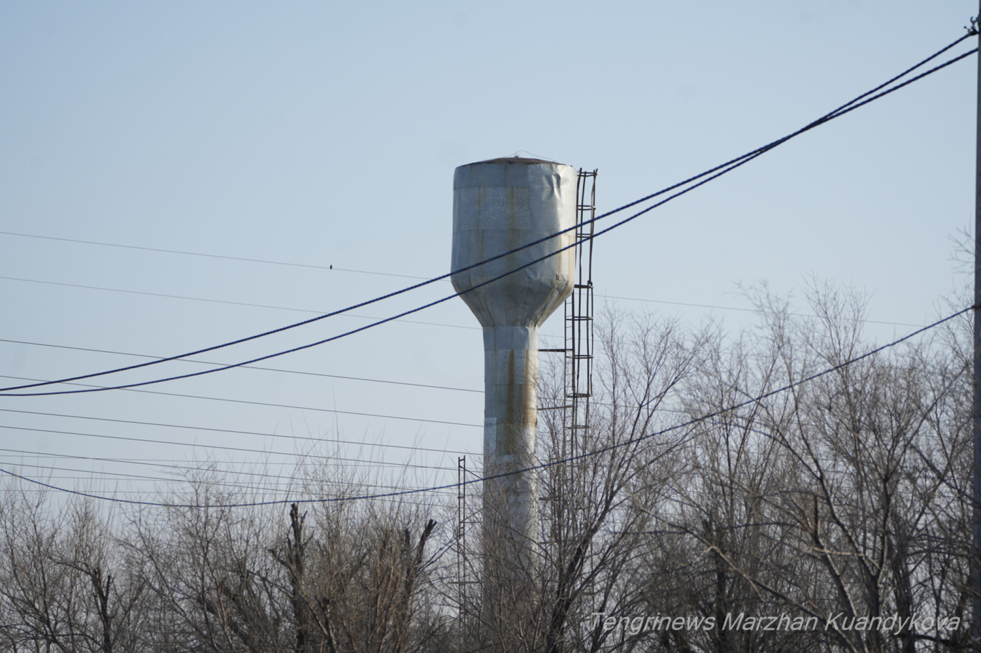 Водонапорная башня в жилмассиве Нефтяников