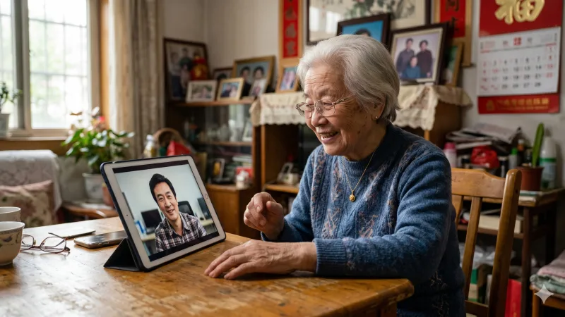 Китайская пенсионерка год общается с умершим сыном по видеосвязи Павлодаре