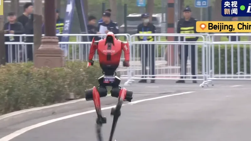 Роботы обогнали людей: Пекинский полумарафон переписал историю Павлодаре