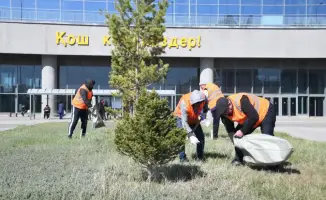 Экоакция «Таза Қазақстан» в Астане
