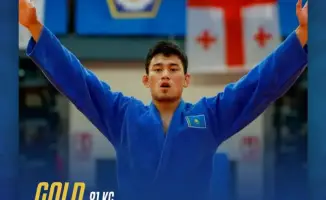 Адилет Алмат завоевал золото на чемпионате Азии по дзюдо, победив бронзового призёра Олимпиады