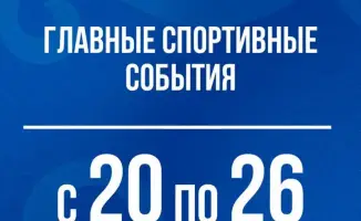 Международные соревнования и турниры казахстанских спортсменов с 20 по 26 апреля