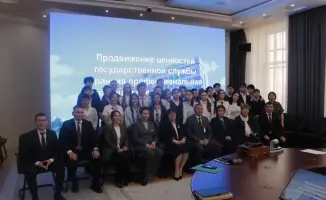 Костанай: школьники знакомятся с государственной службой