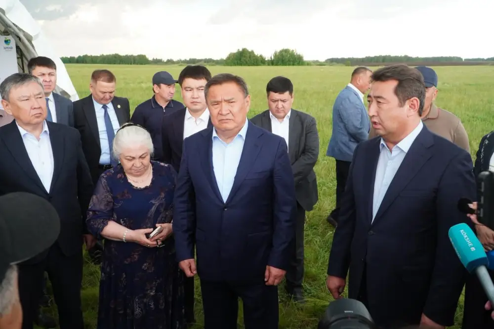 Посевная кампания в Акмолинской области инспекция Айдарбека Сапарова