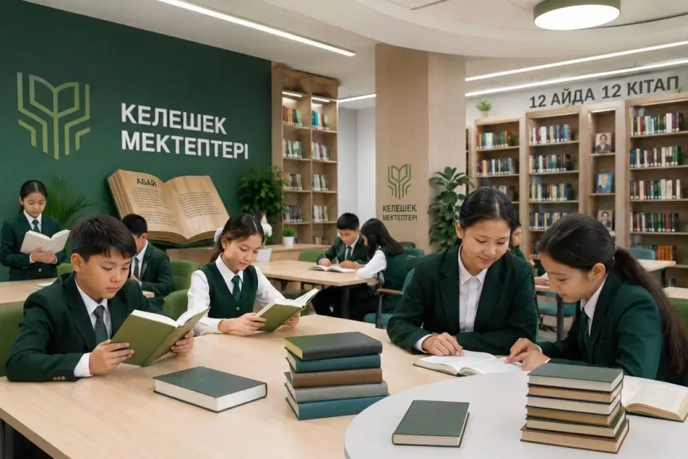 В «Келешек мектептері» зажигают огонь чтения: проект «12 книг за 12 месяцев»