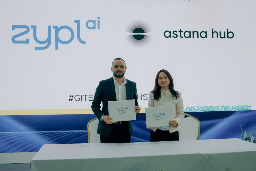 Astana Hub и zypl Holding LTD подписали меморандум о сотрудничестве для оценки и финансирования стартапов с использованием искусственного интеллекта