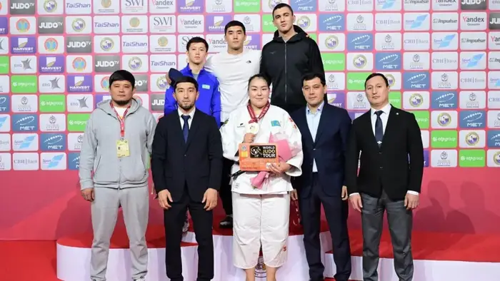 Аида Тойшыбекова из Караганды завоевала бронзу на турнире Qazaqstan Barysy Grand Slam по дзюдо