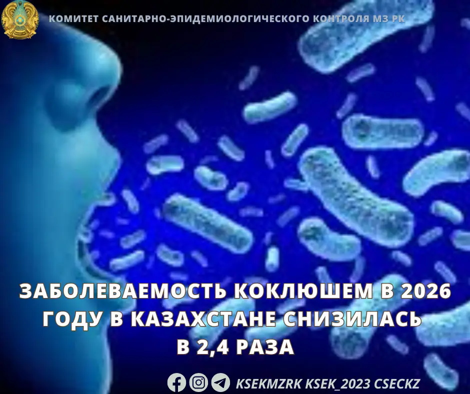 Снижение заболеваемости коклюшем в Казахстане в 2026 году: влияние на здоровье детей и вакцинацию
