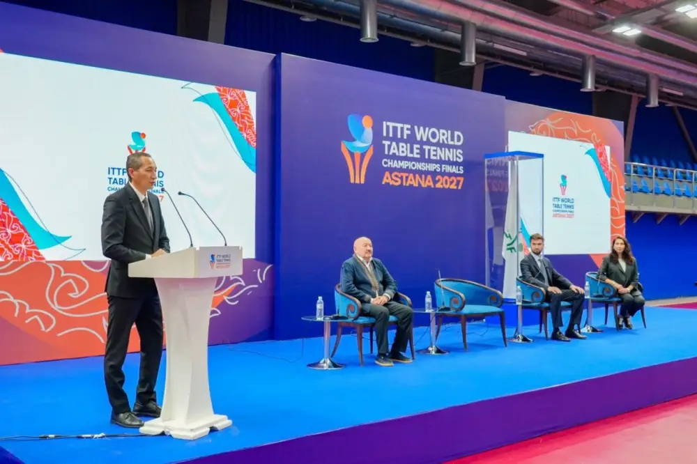 Астана готовится к чемпионату мира по настольному теннису