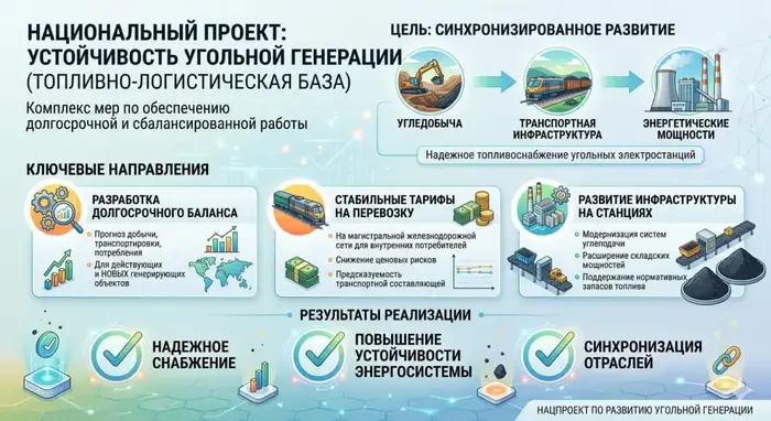 Развитие угольной генерации и топливно-логистическая база